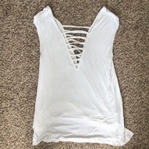 American Eagle lattice tank top